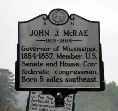 John J. McRae Marker image. Click for full size.