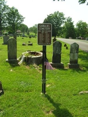 Gamaliel Cemetery Marker image. Click for full size.