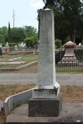 Memory Hill Cemetery Edwin Jemison Monument image. Click for full size.