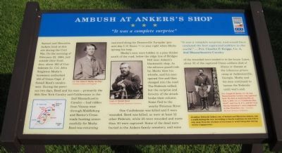 Ambush at Ankers's Shop Marker image. Click for full size.