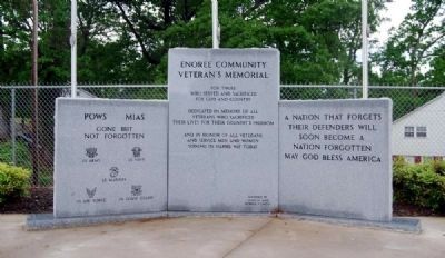 Enoree Community Veterans Memorial image. Click for full size.