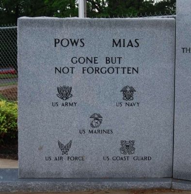 Enoree Community Veterans Memorial -<br>Left Inscription image. Click for full size.