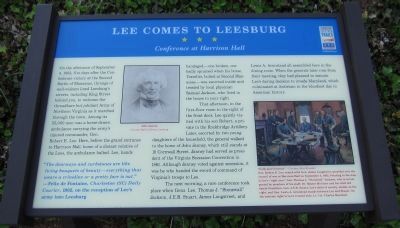 Lee Comes to Leesburg Marker image. Click for full size.