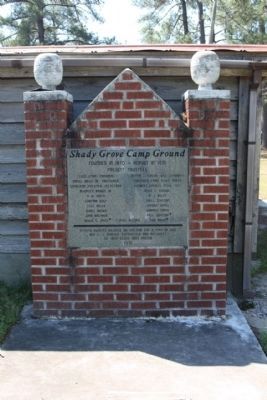 Shady Grove Camp Ground , Founded in 1870 Rebuilt in 1991 image. Click for full size.