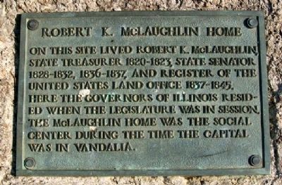 Robert K. McLaughlin Home Marker image. Click for full size.