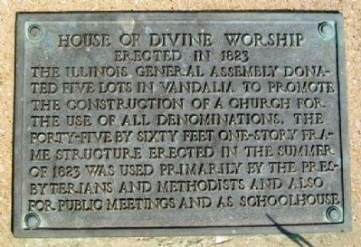 House of Divine Worship Marker image. Click for full size.