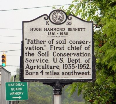 Hugh Hammond Bennett Marker. Click for full size. Hugh Hammond Bennett Marker image. Click for full size.