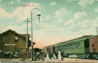 Hollister Train Service Marker. Click for full size. Hollister Train Service Marker image. Click for full size.