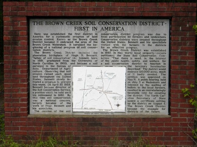Brown Creek Soil Conservation District Marker image. Click for full size.