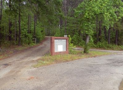 Wide view of the Brown Creek Soil Conservation District Marker image. Click for full size.