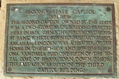 Second State Capitol Marker image. Click for full size.