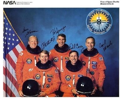 STS-38 Crew, Culbertson at front left image. Click for full size.