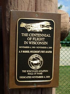The Centennial of Flight in Wisconsin image. Click for full size.