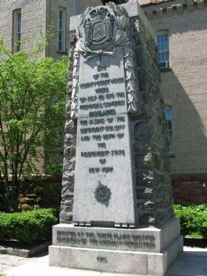 Site of the Birth of New York State Monument image. Click for full size.