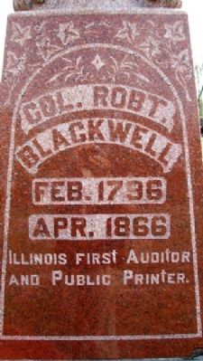 Robert Blackwell Grave Marker image. Click for full size.