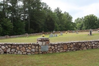 Spring Hill Mt. Olivet Lutheran Church Cemetery, nearby to marker image. Click for full size.