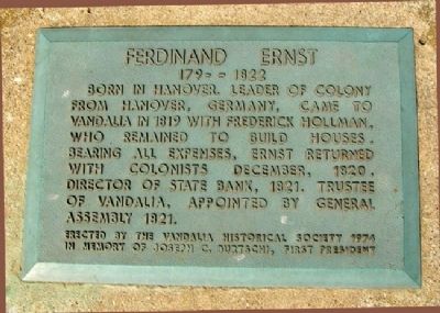 Ferdinand Ernst Marker. Click for full size. Ferdinand Ernst Marker image. Click for full size.