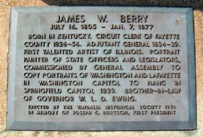 James W. Berry Marker. Click for full size. James W. Berry Marker image. Click for full size.