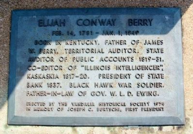 Elijah Conway Berry Marker image. Click for full size.
