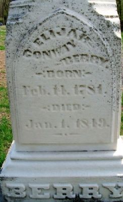 Elijah C. Berry Grave Marker image. Click for full size.