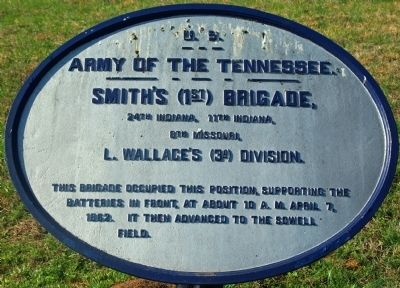 Smith's Brigade Marker. Click for full size. Smith's Brigade Marker image. Click for full size.