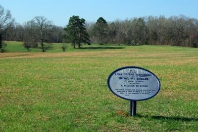 Smith's Brigade Marker. Click for full size. Smith's Brigade Marker image. Click for full size.