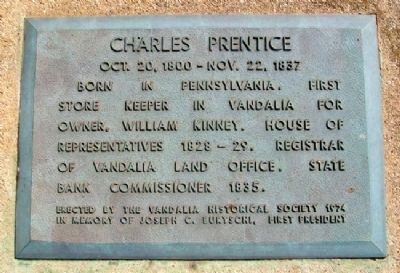 Charles Prentice Marker image. Click for full size.