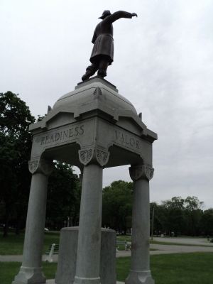 Rear of the Farrier Memorial image. Click for full size.
