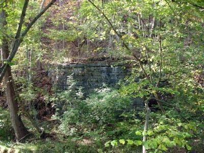 Bridge abutment at Tumbling Run image. Click for full size.