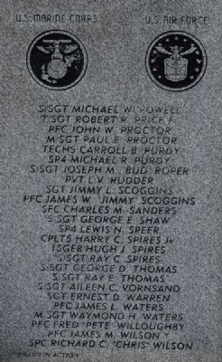 Lowndesville Veterans Monument -<br>West Facing<br>Left Inscription. Click for full size. Lowndesville Veterans Monument -<br>West Facing<br>Left Inscription image. Click for full size.