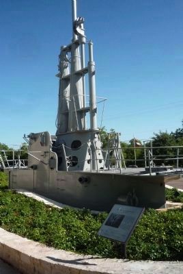 USS <i>Pintado</i> (SS-387) Memorial and Fairwater Marker image. Click for full size.