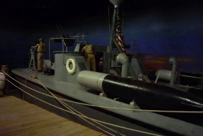 PT-309, WWII Motor Torpedo Boat on display at the "Pacific Combat Zone" image. Click for full size.