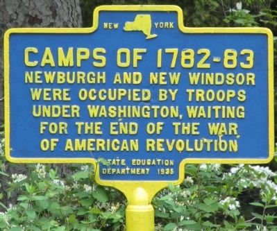 Camps of 1782-83 Marker. Click for full size. Camps of 1782-83 Marker image. Click for full size.
