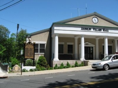 Ardsley World War I Honor Roll and the Ardsley Village Hall image. Click for full size.