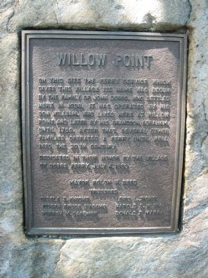 Willow Point Marker image. Click for full size.
