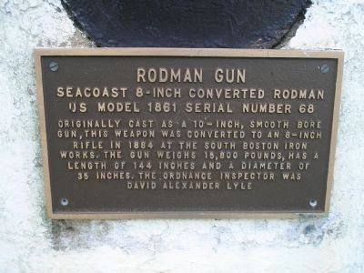 Rodman Gun Marker image. Click for full size.