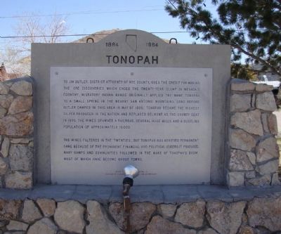 Tonopah Marker image. Click for full size.