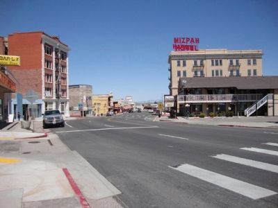 Looking North Up U.S. 95 (Erie Street) in Central Tonopah image. Click for full size.