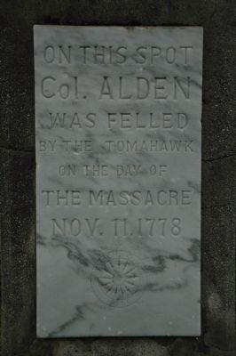 Colonel Elden Felled Marker. Click for full size. Colonel Elden Felled Marker image. Click for full size.