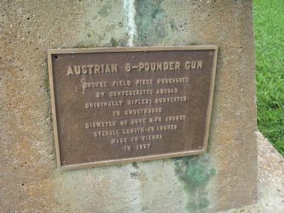 Austrian 6-Pounder Gun Marker image. Click for full size.