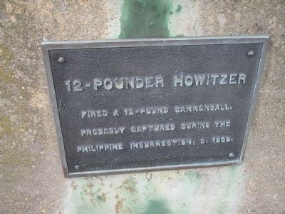 12-Pounder Howitzer Marker image. Click for full size.