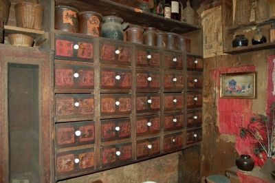 Chinese Herb Drawers. Click for full size. Chinese Herb Drawers image. Click for full size.