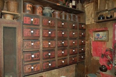 Chinese Herb Drawers image. Click for full size.