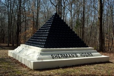 Sherman's Hdqrs Marker. Click for full size. Sherman's Hdqrs Marker image. Click for full size.