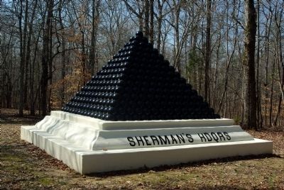 Sherman's Hdqrs Marker image. Click for full size.
