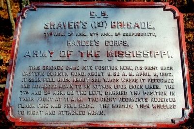 Shaver's Brigade Marker image. Click for full size.