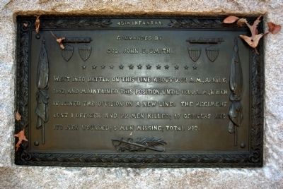 45th Illinois Infantry Marker image. Click for full size.