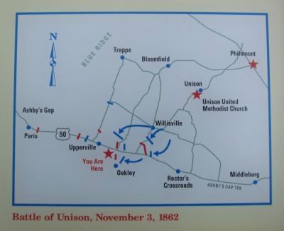 Battle of Unison, November 3, 1862 image. Click for full size.