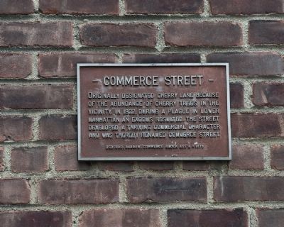 Commerce Street Marker image. Click for full size.