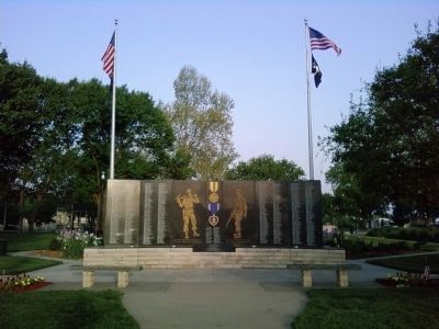 State of Kansas Vietnam Veterans Memorial image. Click for full size.